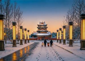 山西萬榮飛雲樓後土文化廣場